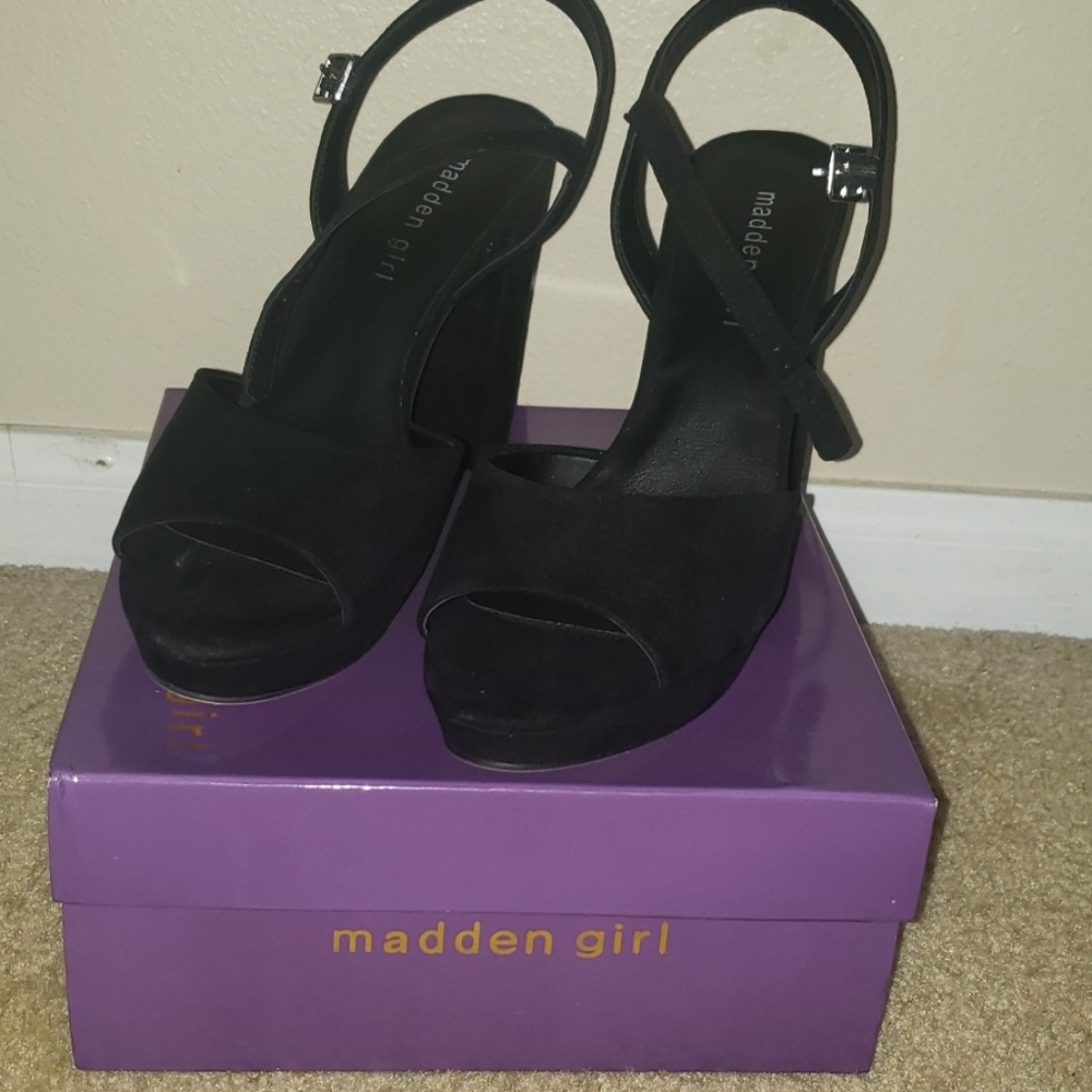 Madden Girl Black Heels